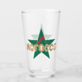 Marokko ist Identität, mit Stolz übergeben Glas (Rückseite)