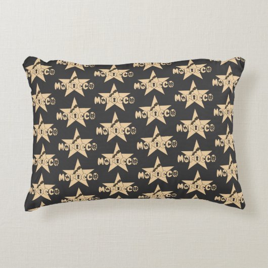 Marokko ist stolz auf jedes Detail Dekokissen (Vorderseite)