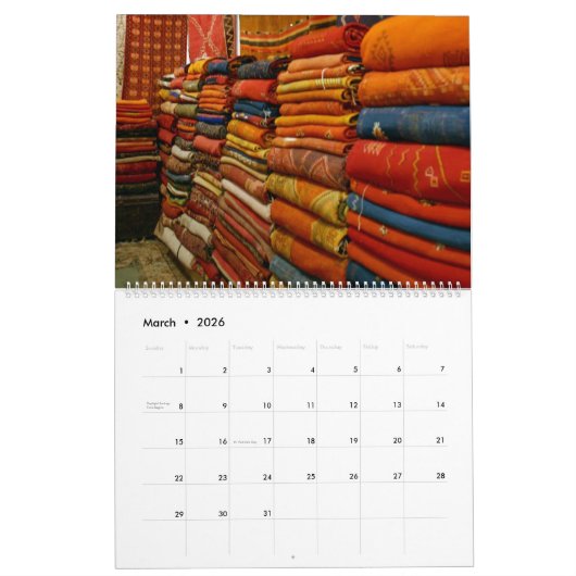 Marokko Kalender (Mär 2026)