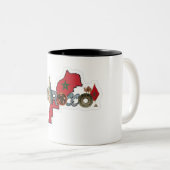 Marokko Karte Tee Tasse - stolz Sip mit marokkanis (VorderseiteRechts)