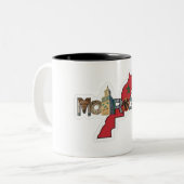 Marokko Karte Tee Tasse - stolz Sip mit marokkanis (Vorderseite Links)