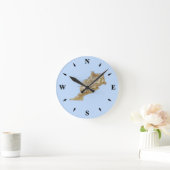 Marokko Kartenuhr Runde Wanduhr (Zuhause)