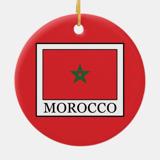 Marokko Keramik Ornament (Hinten)
