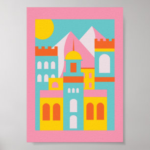 Marokko Kinder Zimmerdekor Poster