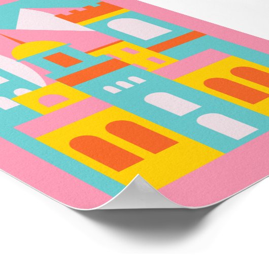 Marokko Kinderzimmer Poster (Ecke)