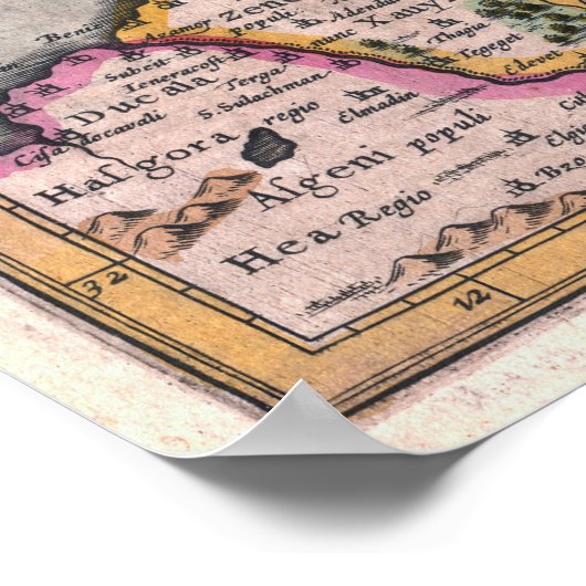 Marokko - Königreich Fez - Poster (Ecke)