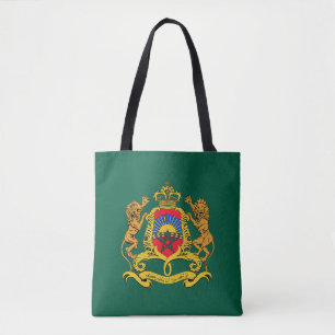 Marokko Landeswappen Symbol Emblem Flagge Tasche