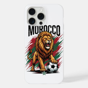 Marokko Löwe Fußball Fan 2026 iPhone 15 Pro Max Hülle