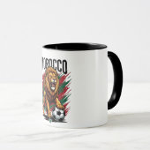 Marokko Löwe Fußball Fan 2026 Tasse (VorderseiteRechts)