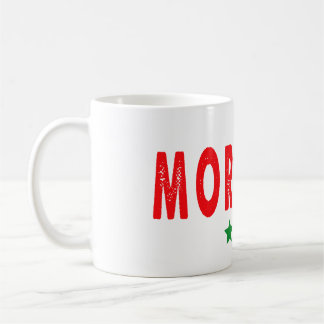 Marokko Löwenstolz Zwei Sterne Fußballfan Kaffee Kaffeetasse