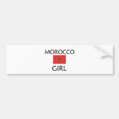 MAROKKO-MÄDCHEN AUTOAUFKLEBER (Vorne)