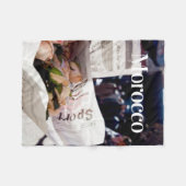 Marokko | marokkanisch | Marokko-Reise | Reise Fleecedecke (Vorderseite (Horizontal))