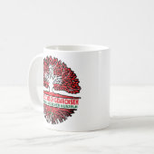 Marokko Marokkanisch Schweizer Schweiz Baum Wurzel Kaffeetasse (Vorderseite Links)