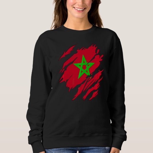 Marokko Marokkanisch Sweatshirt (Vorderseite)