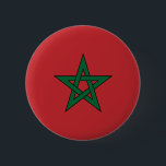 Marokko - marokkanische Flagge Button<br><div class="desc">Staatsflagge von Marokko Die marokkanische Staatsflagge ist in der Farbe mit einem grünen Pentagram in der Mitte rot. Sie wurde im Jahre 1915 adoptiert und ein 2:3verhältnis hat. Merken Sie, dass jede mögliche Verzerrung im Vorbetrachtungsbild durch Kompressionsartefakte verursacht wird, und wird nicht gedruckt werden. Sie können den Entwurf weiter personifizieren,...</div>