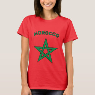 Marokko - Marokkanische Flagge Herren T-Shirt