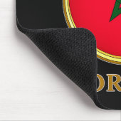 Marokko - Marokkanische Flagge Mousepad (Ecke)