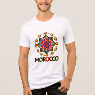Marokko Marokkanischer Geometrischer Stern Reise Tri-Blend Shirt