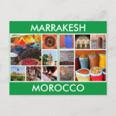 Marokko-Marrakesch Postkarte (Vorderseite)