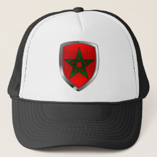 Marokko Metallisches Emblem Truckerkappe