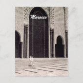 Marokko-Moschee Postkarte (Vorderseite)