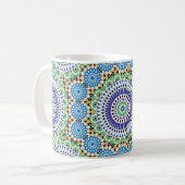 Marokko-Muster-Tasse Kaffeetasse (Vorderseite Links)