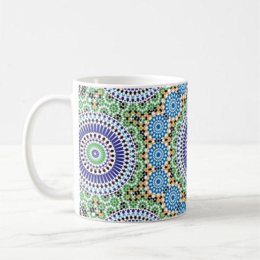 Marokko-Muster-Tasse Kaffeetasse (Links)