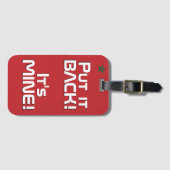 Marokko Nationalflagge Funny Patriotic Gepäckanhänger (Vorderseite (Horizontal))