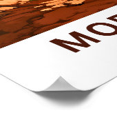 Marokko Nordafrika Reiseausdruck Poster (Ecke)