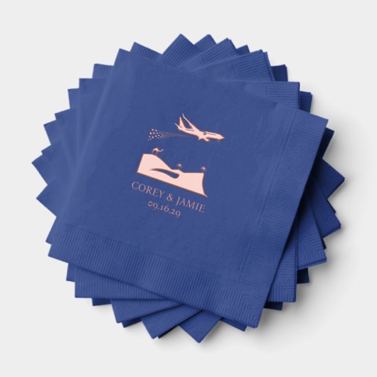 Marokko-Pass Servietten Mit Folie (Insitu (Gestapelt))