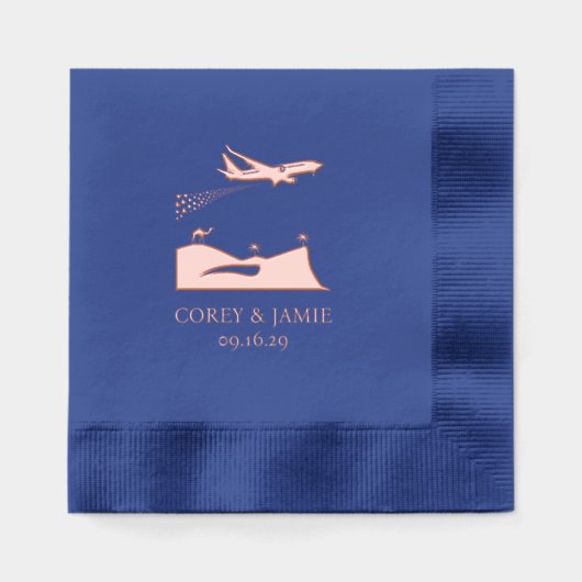 Marokko-Pass Servietten Mit Folie (Vorderseite)