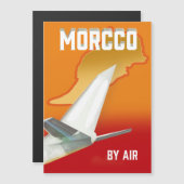 Marokko per Air Metal Print Magneteinladung (Vorne/Hinten)