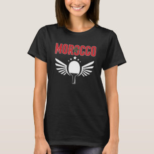 Marokko Ping Pong marokkanischer Tischtennis-Team  T-Shirt