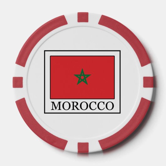 Marokko Pokerchips (Vorderseite)