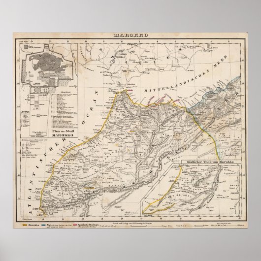 Marokko Poster (Vorne)