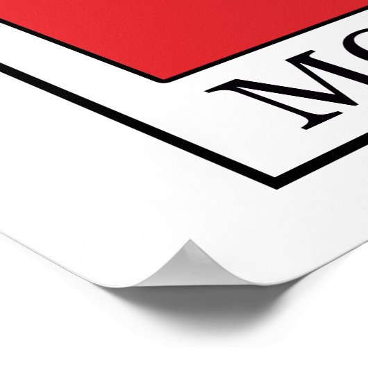 Marokko Poster (Ecke)