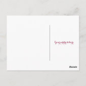 Marokko Postkarte (Rückseite)