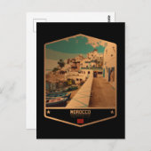 Marokko Postkarte (Vorne/Hinten)