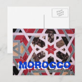 Marokko Postkarte (Vorne/Hinten)