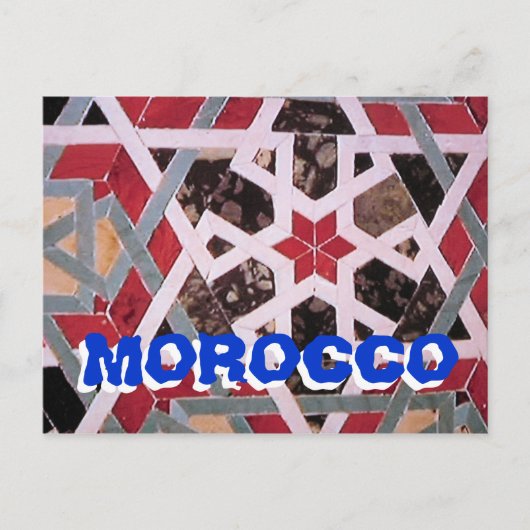 Marokko Postkarte (Vorderseite)