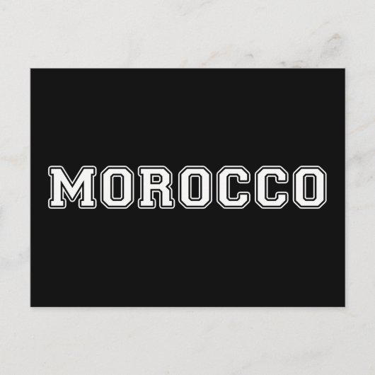 Marokko Postkarte (Vorderseite)