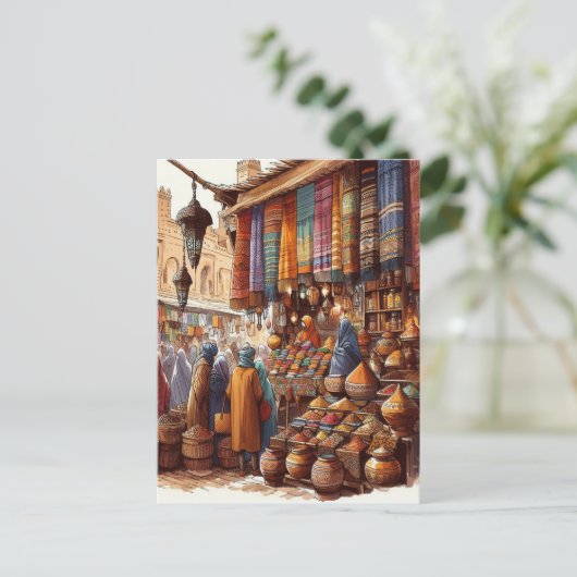 Marokko Postkarte (Stehend Vorderseite)