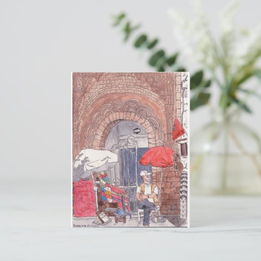 Marokko Postkarte (Stehend Vorderseite)