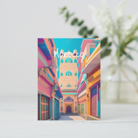 Marokko Postkarte (Stehend Vorderseite)