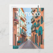 Marokko Postkarte (Vorne/Hinten)