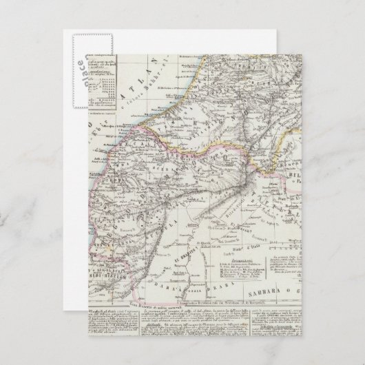 Marokko Postkarte (Vorne/Hinten)