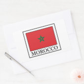Marokko Rechteckiger Aufkleber (Umschlag)