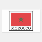 Marokko Rechteckiger Aufkleber (Vorderseite)