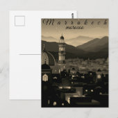 Marokko Reise Postkarte Kunst, Dichtung und Musik (Vorne/Hinten)