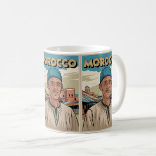 Marokko Reise-Postkarte mit Geschenk für Einheimis Kaffeetasse